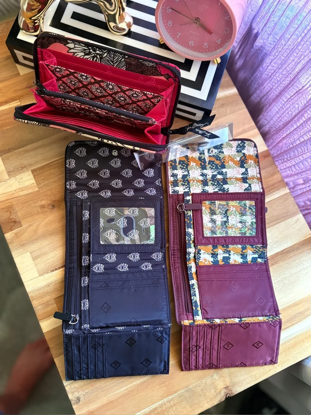 Vera Bradley Wallets Set of 3
